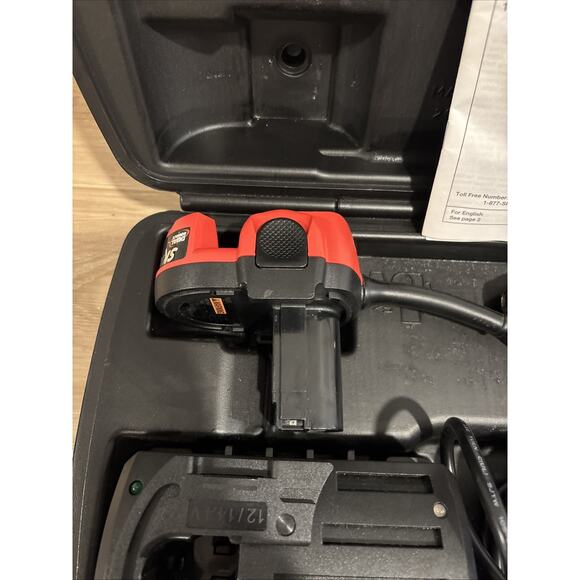 Skil Cordless Drill 3/8 12V w/Battery, Charger, Corded Back-up & Case Working - Picture 4 of 15